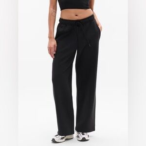 Athleta Women's Black Heavyweight Terry Mid Rise Pant - Black Size L Tall NWT